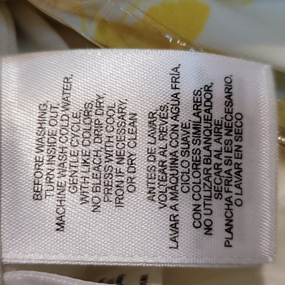 𝅺pappagallo Gwen Fully lined Lemon Print Dress - Picture 14 of 15